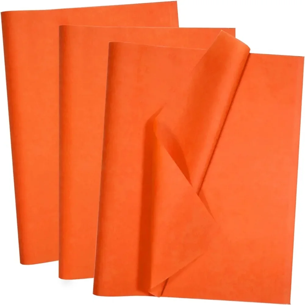 Orange Tissue Paper-100 Sheets